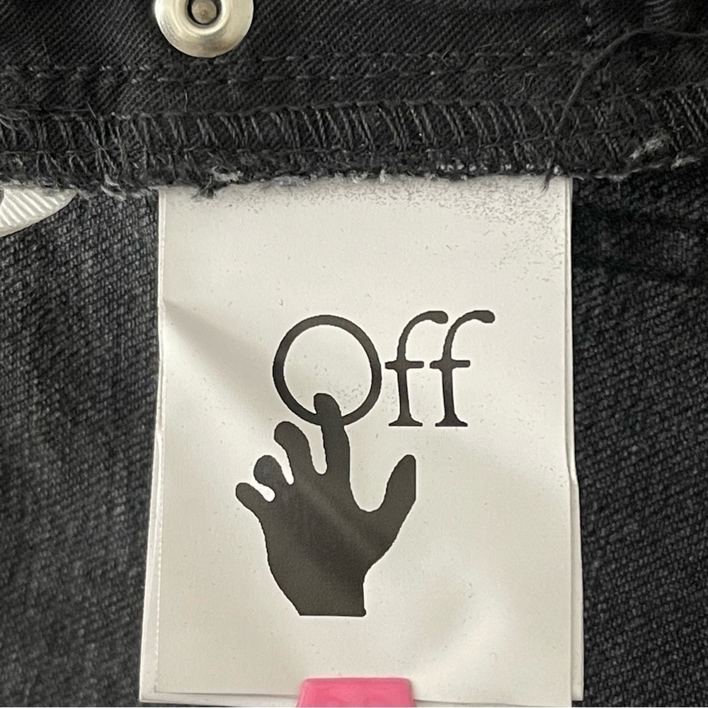 Off-White Women’s Skinny Denim Jeans Grey - Size - 27 $625 - Picture 13 of 13
